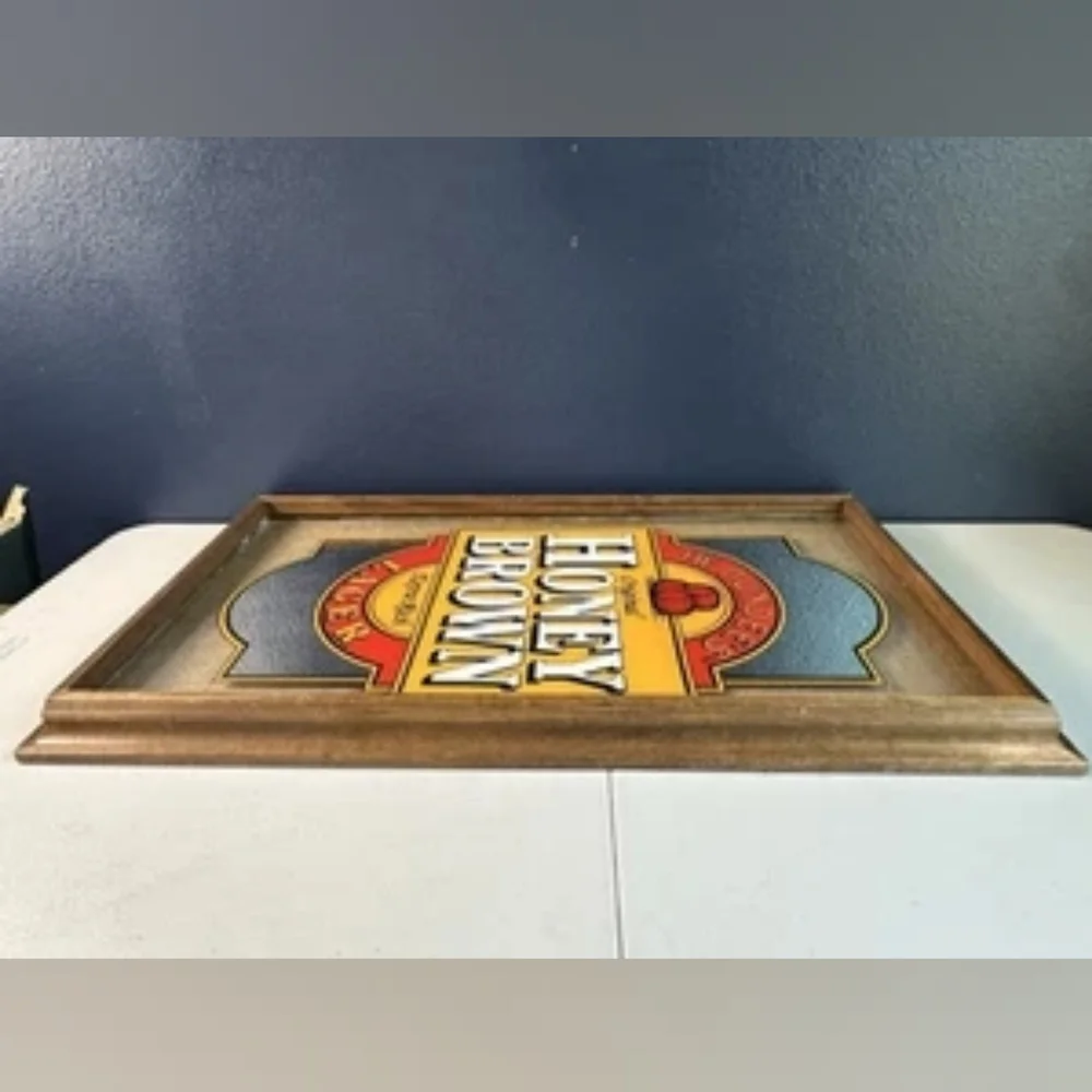 Vintage JW Dundee's Honey Brown Lager Advertising Sign Bar/Pub Man-Cave Decor